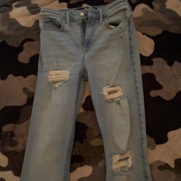 women’s ultra high-rise skinny ankle jeans size 0R ,width 24,length 27 - Picture 1 of 3